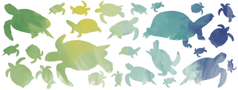 Turtles furniture sticker - TenStickers