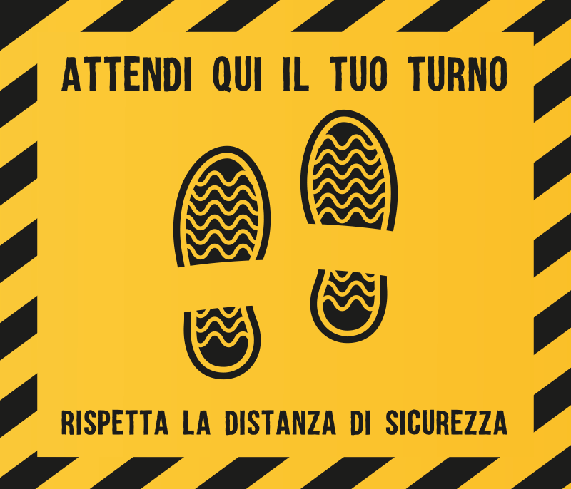 Pavimento adesivo assistere al turno - TenStickers
