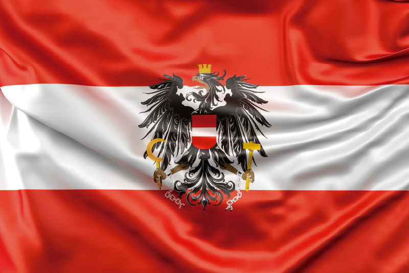 Aufkleber Österreich Adler - TenStickers