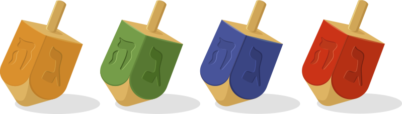 Dreidel emoji vinyl sticker - TenStickers