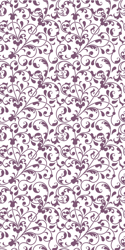 αυτοκόλλητο διακοσμητικό ψυγείο φύλλων paisley - TenStickers