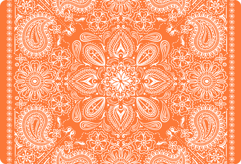 ペイズリースタイルのラップトップのステッカー - TENSTICKERS