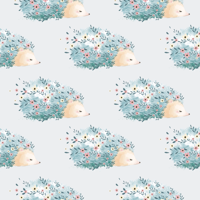 Klebefolie Möbel Stachelschwein kunst - TenStickers