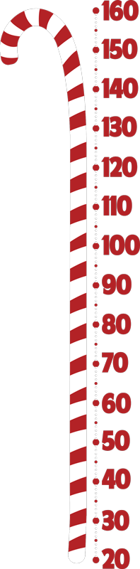 Candy Christmas vinyl  sticker - TenStickers