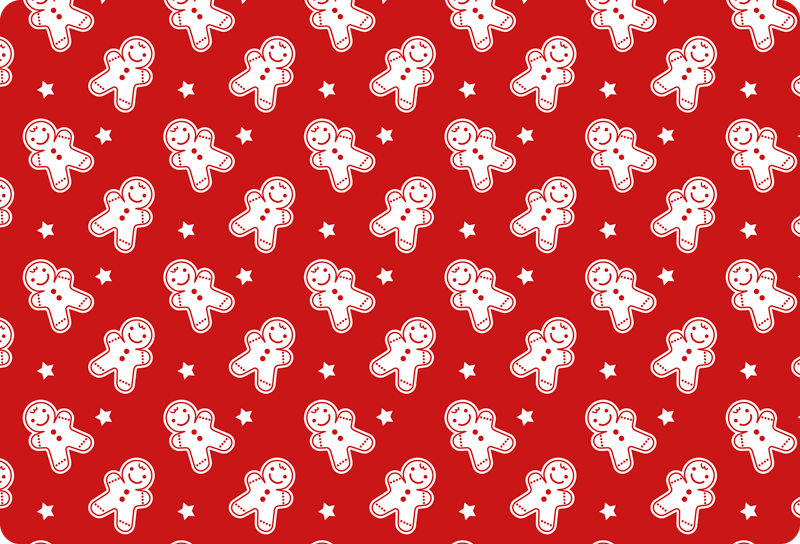 笔记本电脑皮肤 姜饼人物图案 - TenStickers