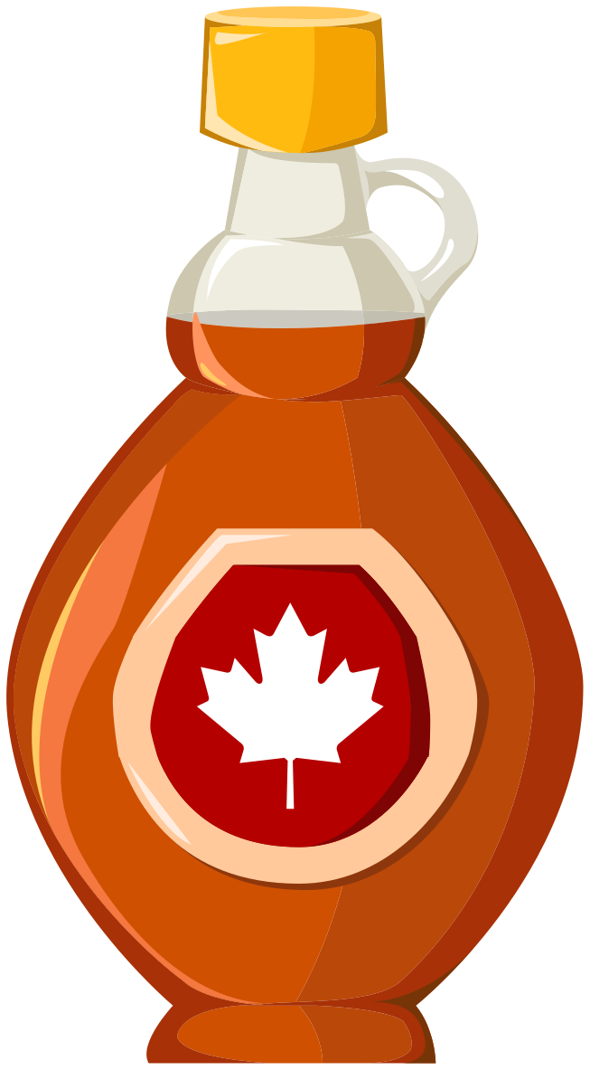 Sticker Alimentation Sirop d'érable canadien - TenStickers