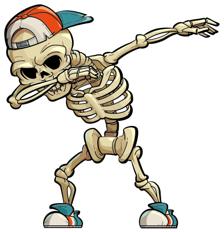 Aufkleber Halloween Skelette tanzen - TenStickers