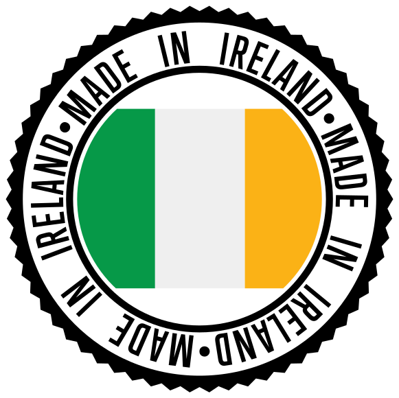 Made in Ireland flag sticker - TenStickers
