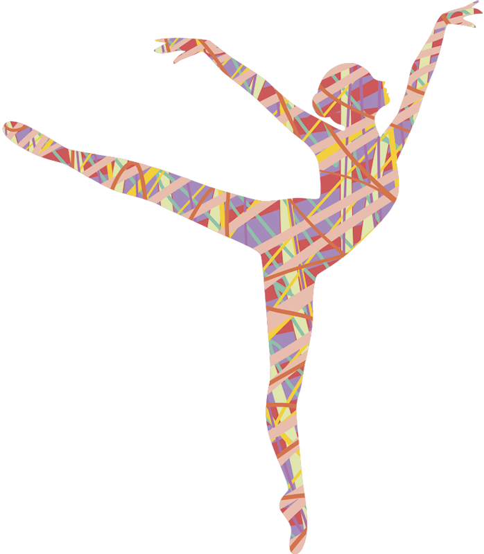 όμορφη χορεύτρια χορευτικό τοίχο - TenStickers