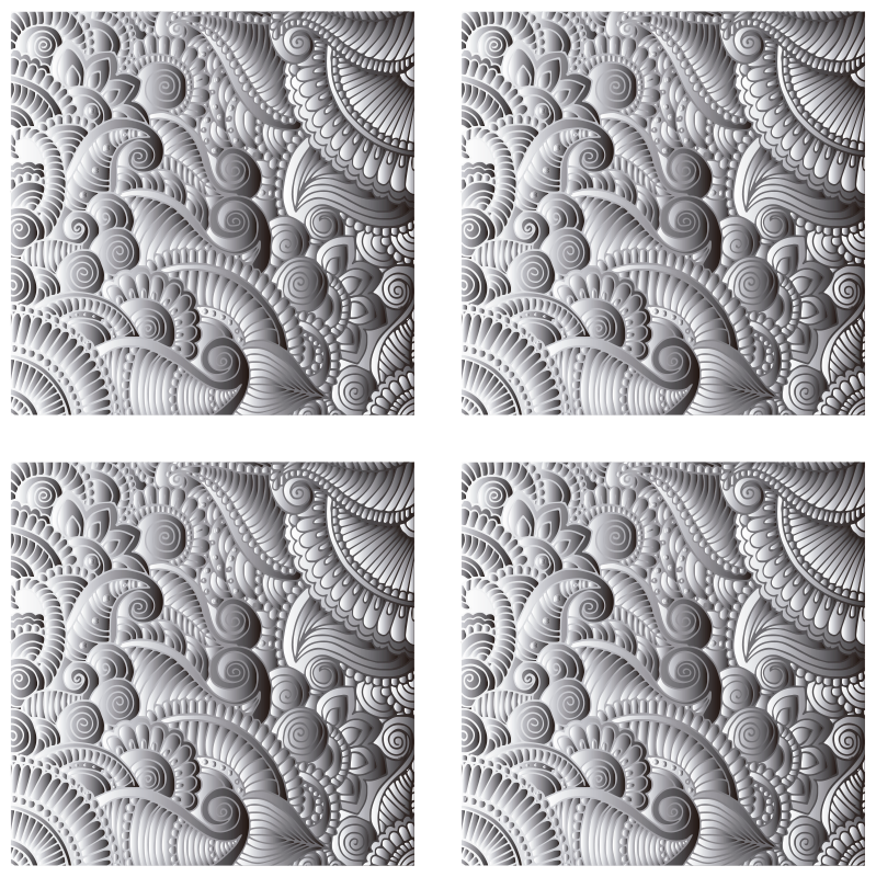 Klistermærke med bohemsk grå nuancer - TenStickers