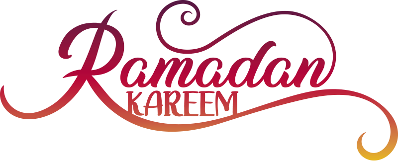 Ramadan Kareem Colorful Location Sticker Tenstickers