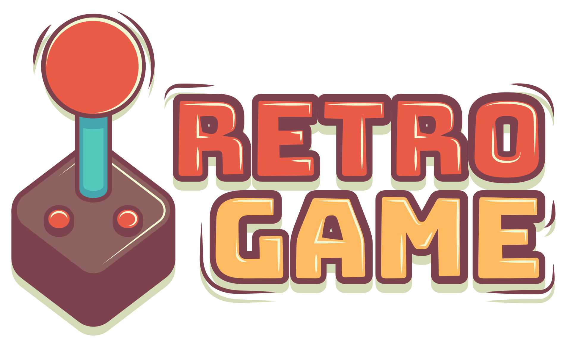 Retro gaming console video game sticker - TenStickers