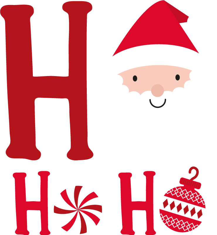 Ho Ho Ho, Christmas' Sticker