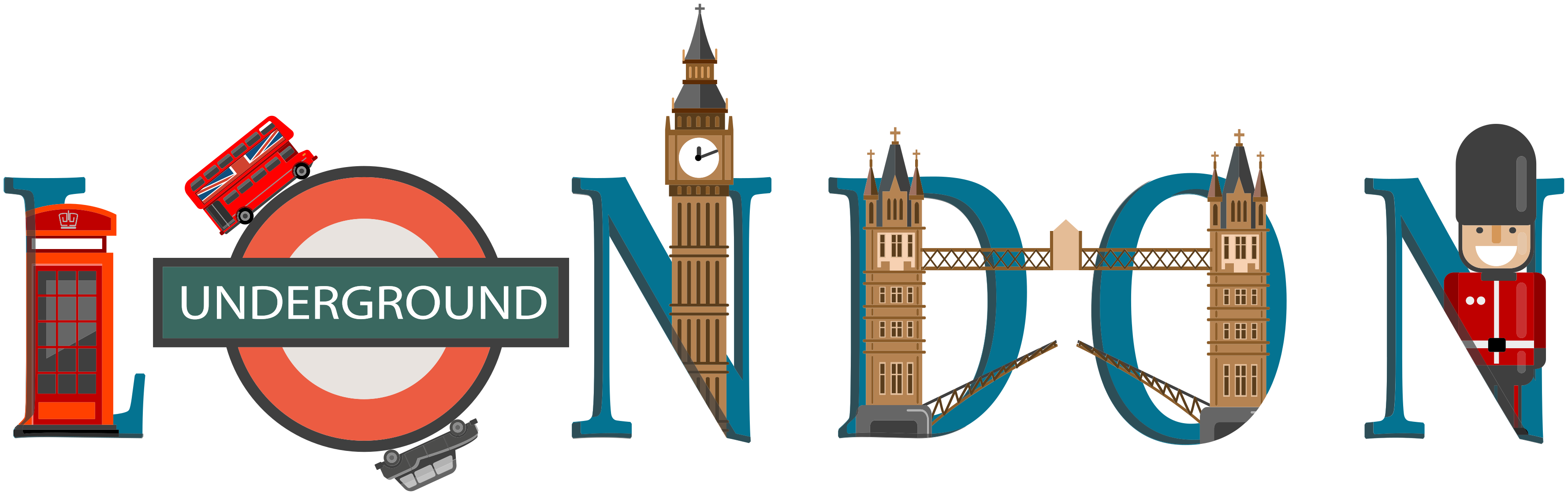 London landmarks london wall sticker - TenStickers