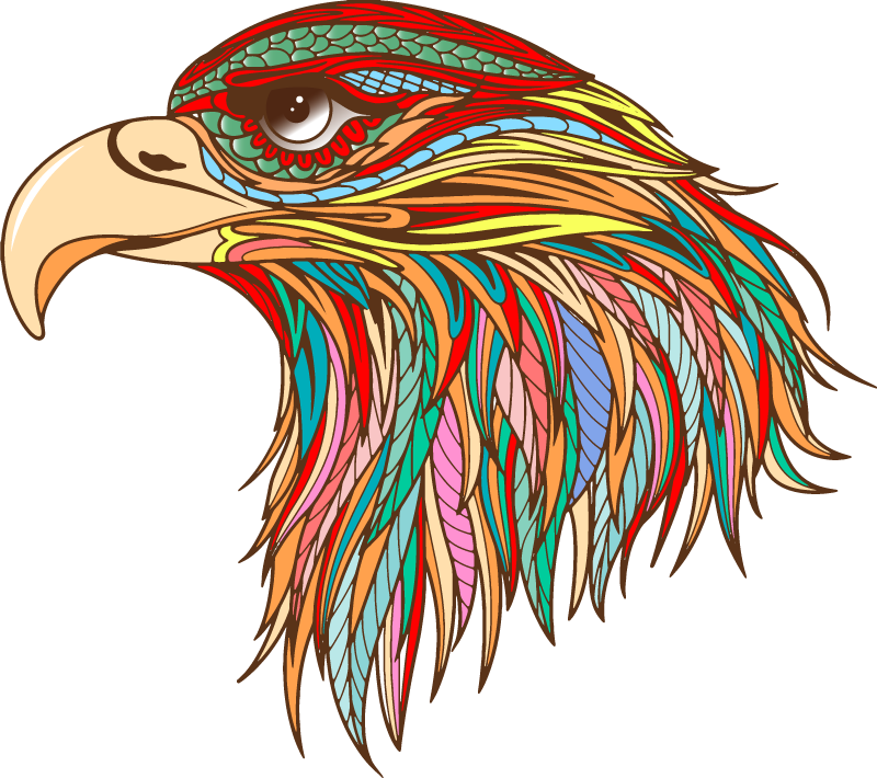 6 oiseaux à plumes décoratifs - couleurs pastel