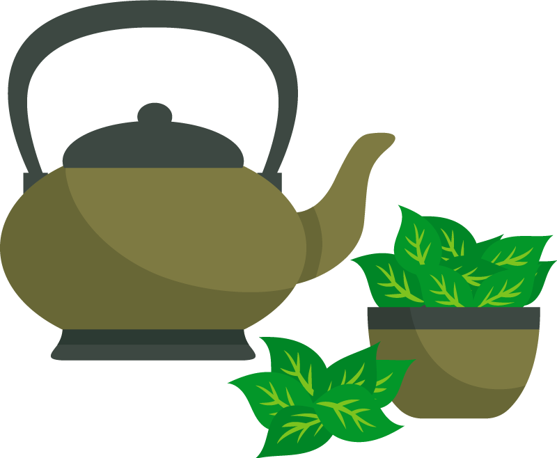 Flower tea Sri Lanka flower wall sticker - TenStickers