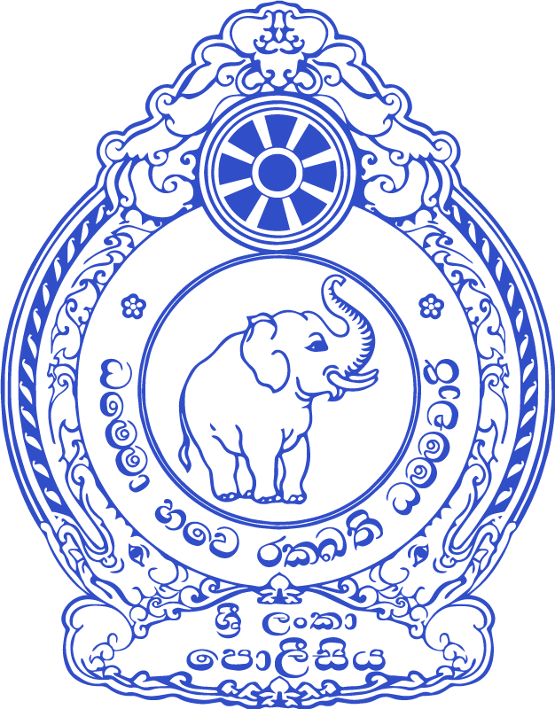 Sri Lanka police emblem icon sticker - TenStickers