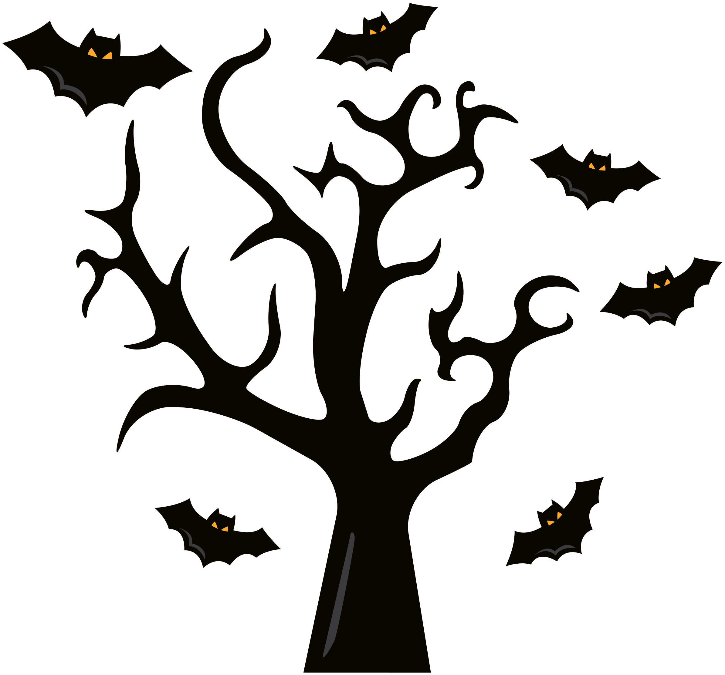 Morcego fofinho decoração de halloween desenho simples com contorno png