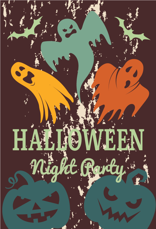 Halloween night activities  halloween sticker - TenStickers
