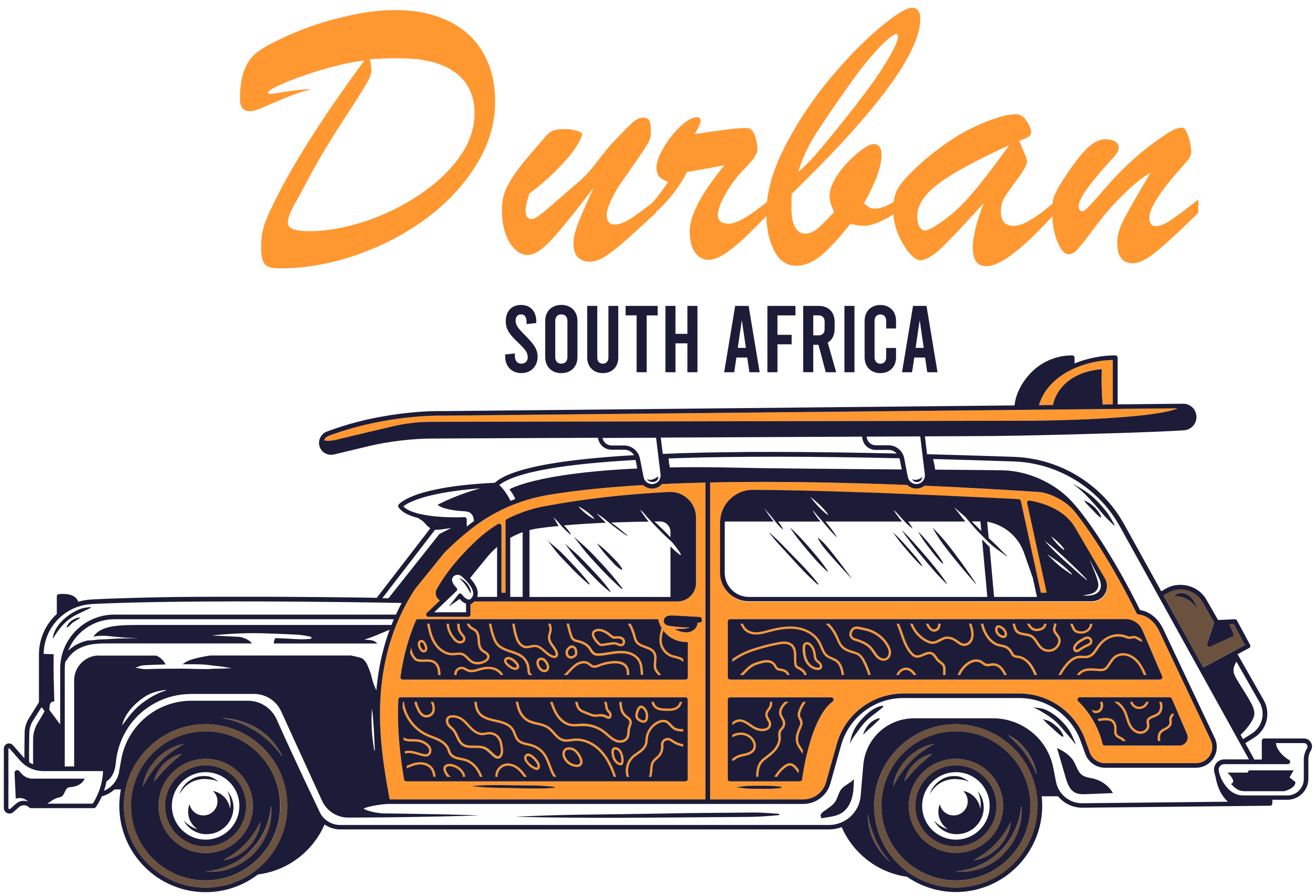 Durban car laptop skin decal - TenStickers
