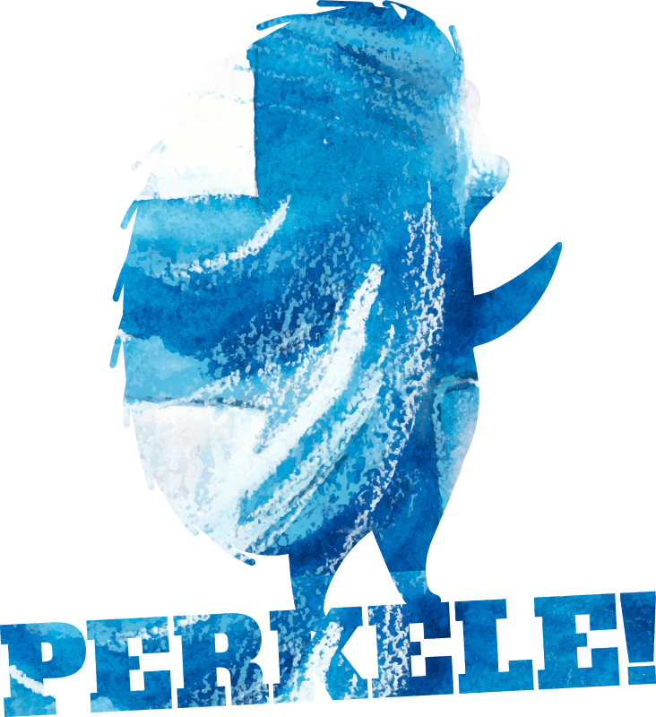 Kiroava siili suomi muut tekstit seinätarra - Tenstickers