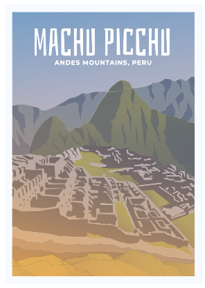 Pegatina viaje Machu pichu - TenVinilo