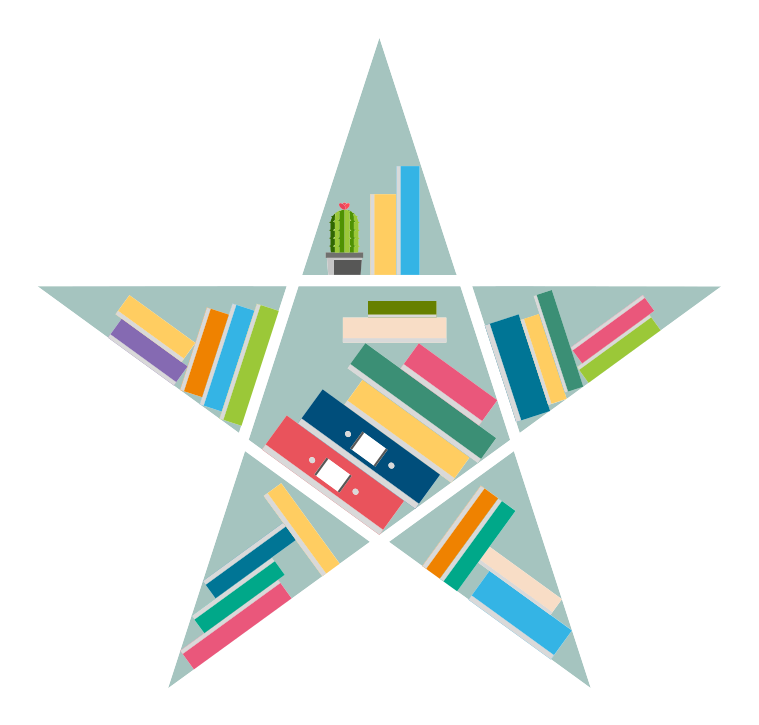 Star reader  teacher stickers - TenStickers