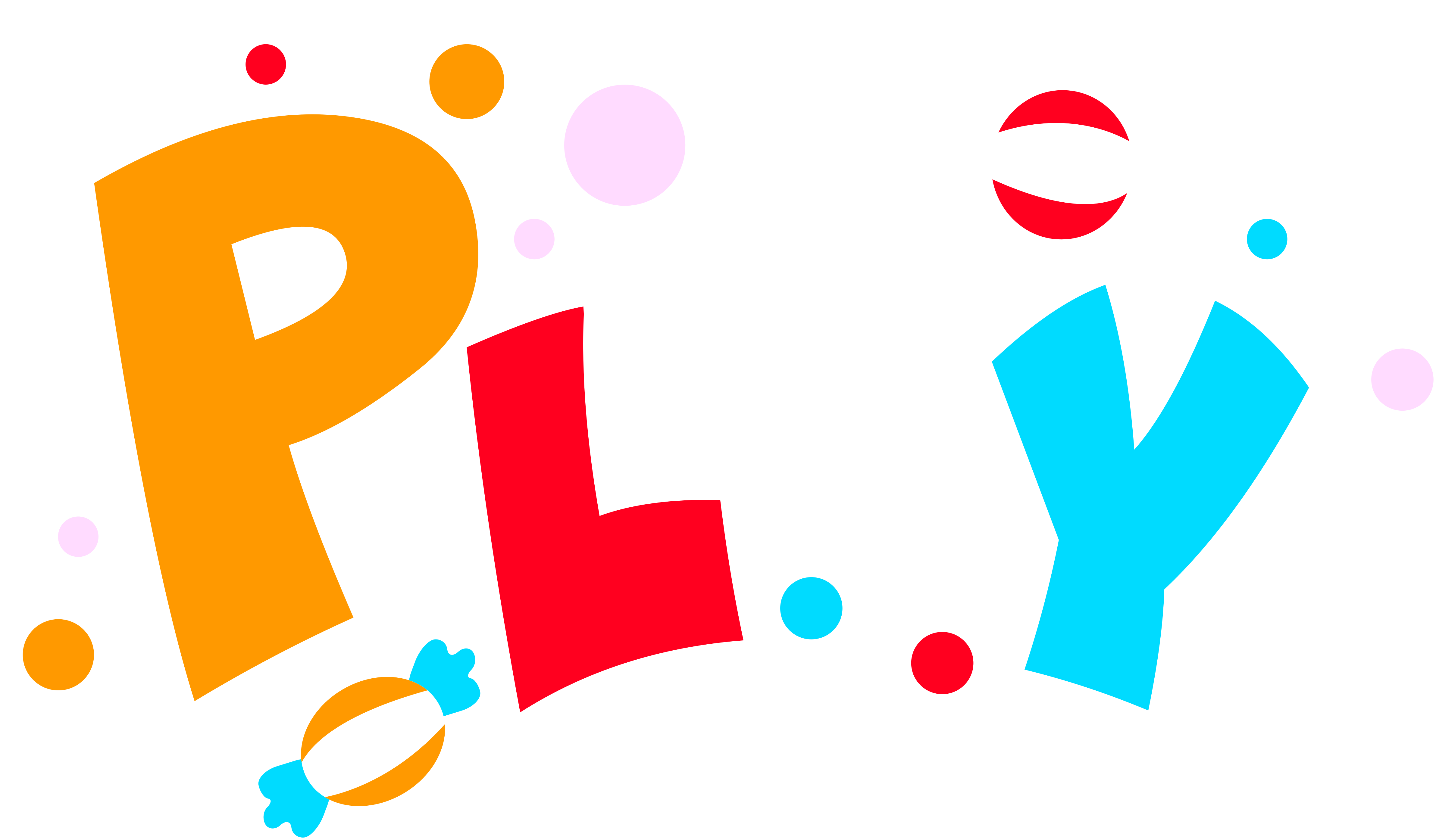 Play with coloured dots circle sticker - TenStickers