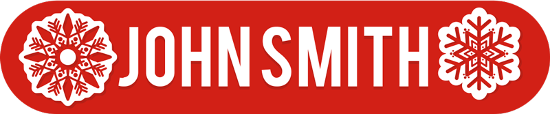 Snöflinga cykel klistermärke - Tenstickers