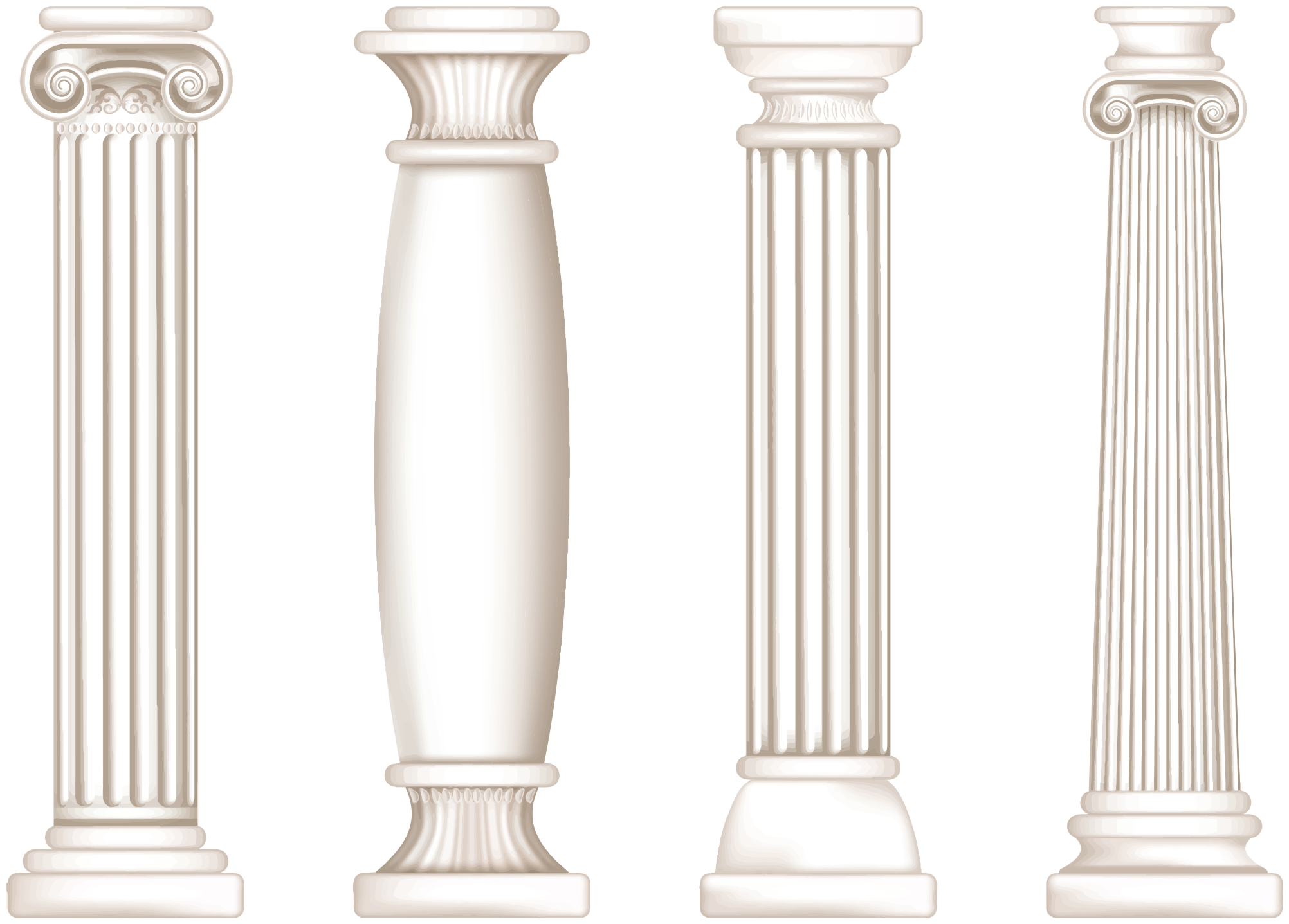 αυτοκόλλητο με ελληνικές στήλες - TenStickers