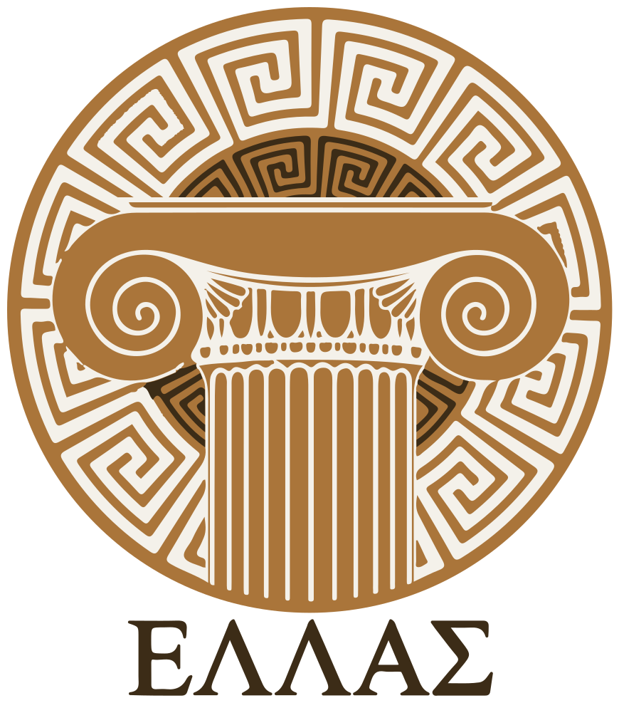 αυτοκόλλητο αυτοκινήτου σχεδιασμού αρχαίας ελληνικής στήλης - TenStickers