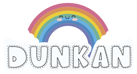 Personalised Smiling Rainbow Childrens Sticker - TenStickers