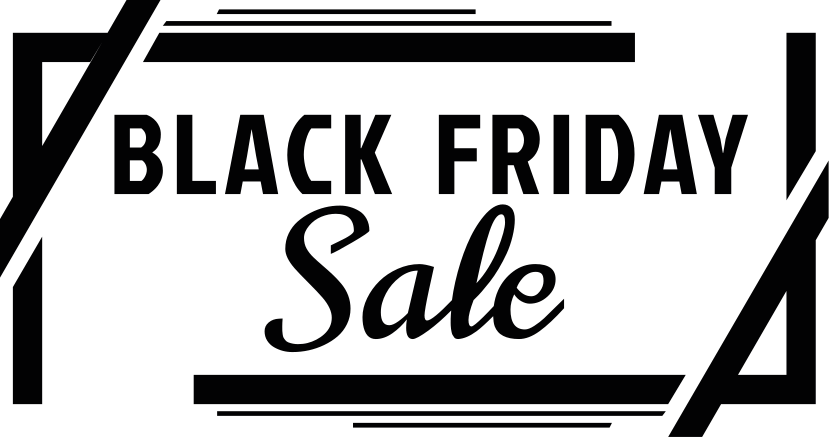 Black Friday Sale in box black friday decal - TenStickers