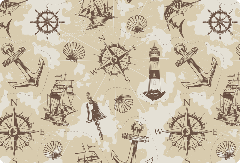 θαλάσσια αντικείμενα βινυλίου δέρματα - TenStickers