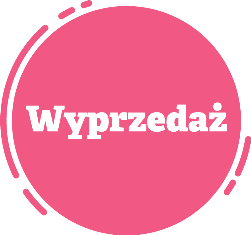 Naklejka na szyby Sprzedaż różowe kółko - TenStickers