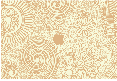 Tenstickers Sticker Mac Apple Patroon Bloemen tenstickers kopen in de aanbieding Tenstickers Sticker Mac Apple Patroon Bloemen tenstickers kopen in de aanbieding