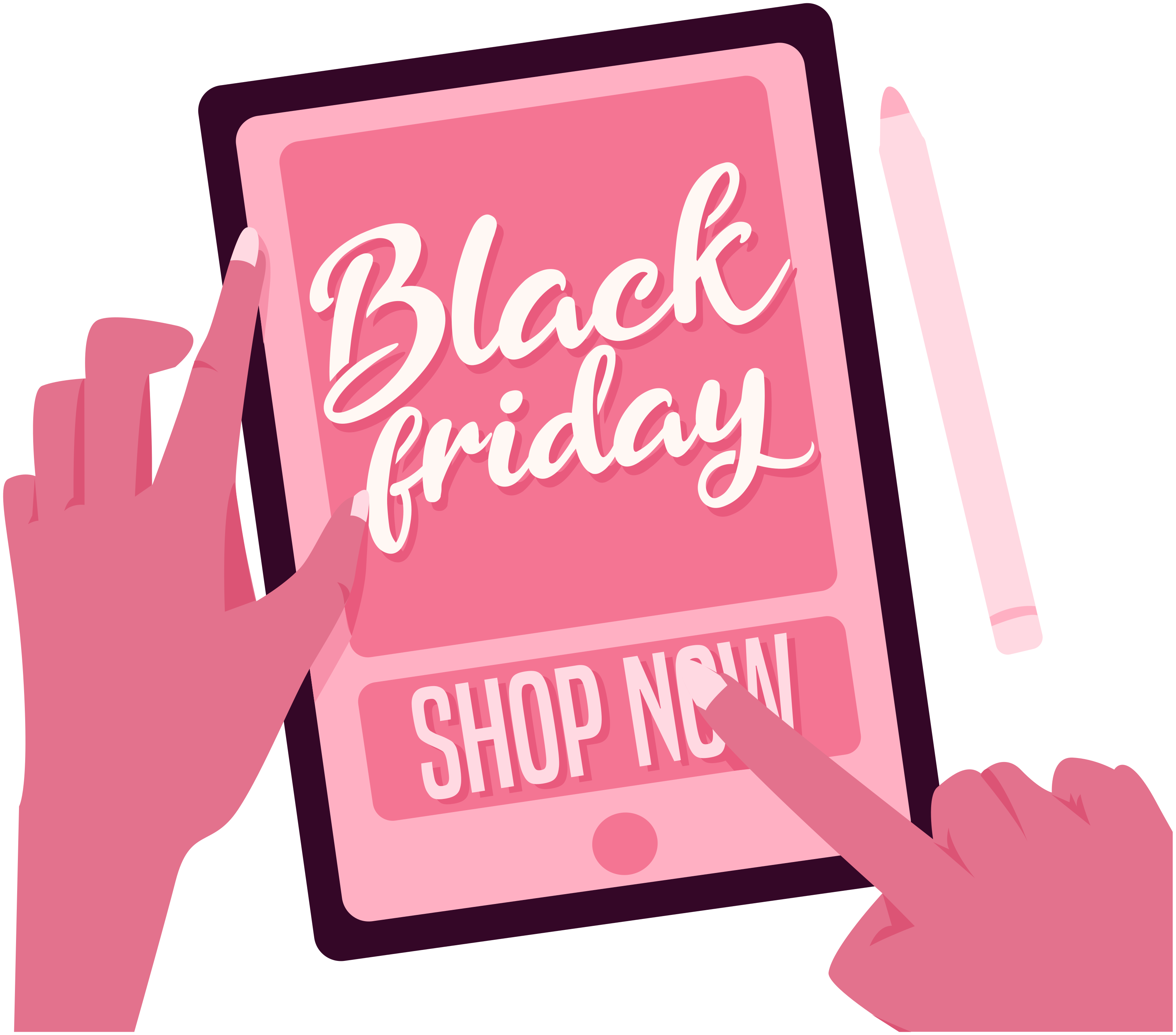 Digital Black Friday shop black friday decal - TenStickers