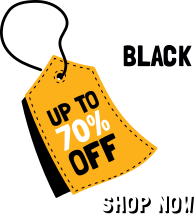 Black Friday customisable discount stickers - TenStickers