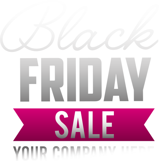 Customizable colour Black Friday sales stickers - TenStickers