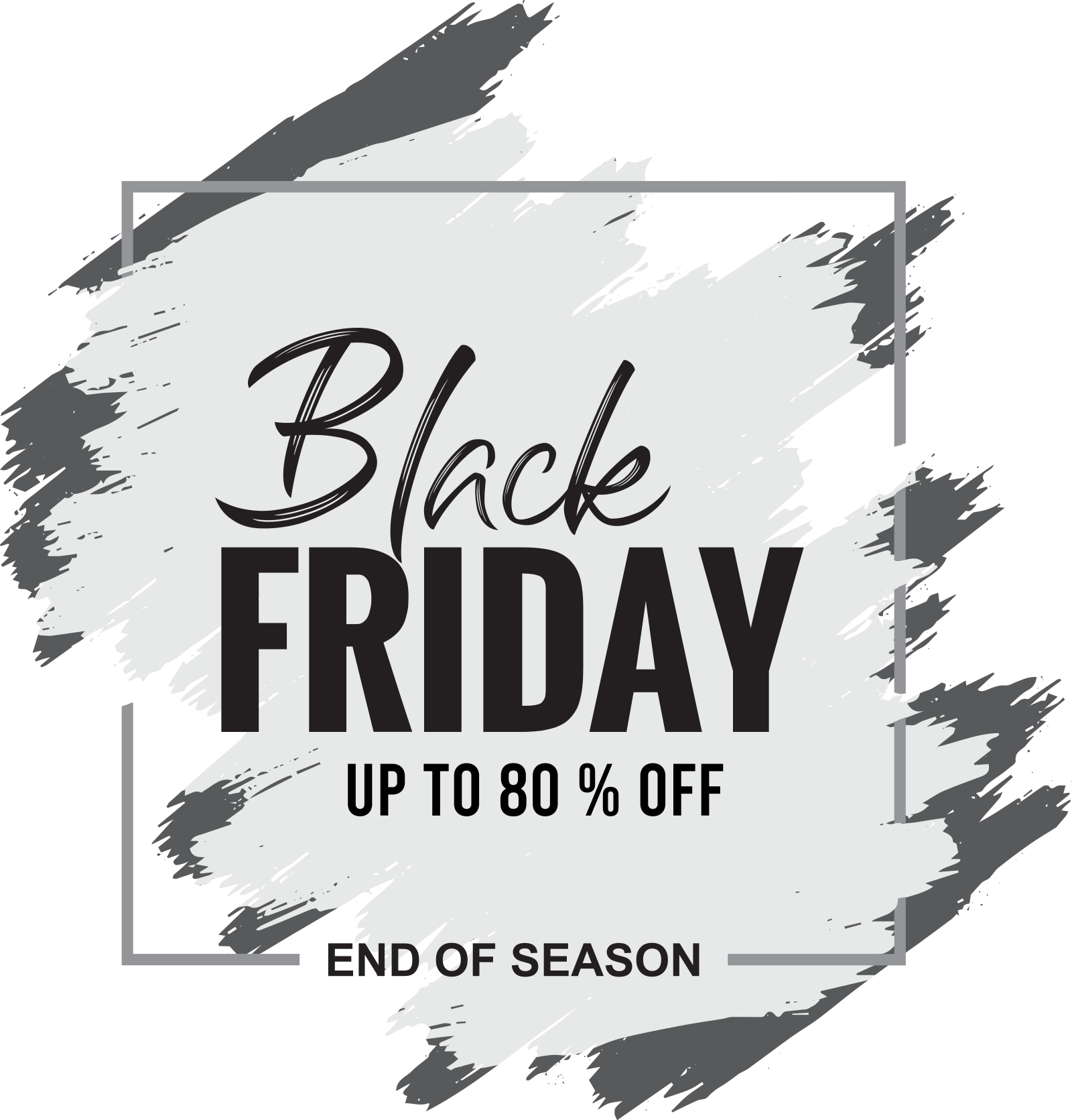 Tilted Textured Sales Offer Black Friday Decal Tenstickers