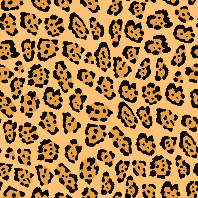 Leopard geometric for window sticker - TenStickers