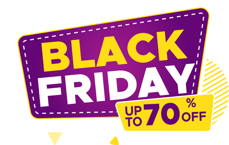 비닐 접착제 프라이데이 블랙 할인 알림 - TenStickers