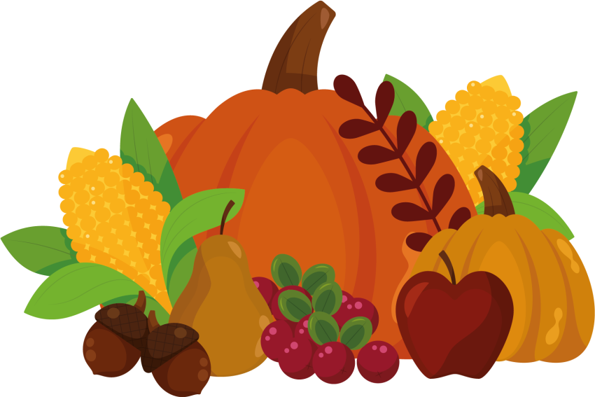 Thanks giving vegetables wall sticker - TenStickers