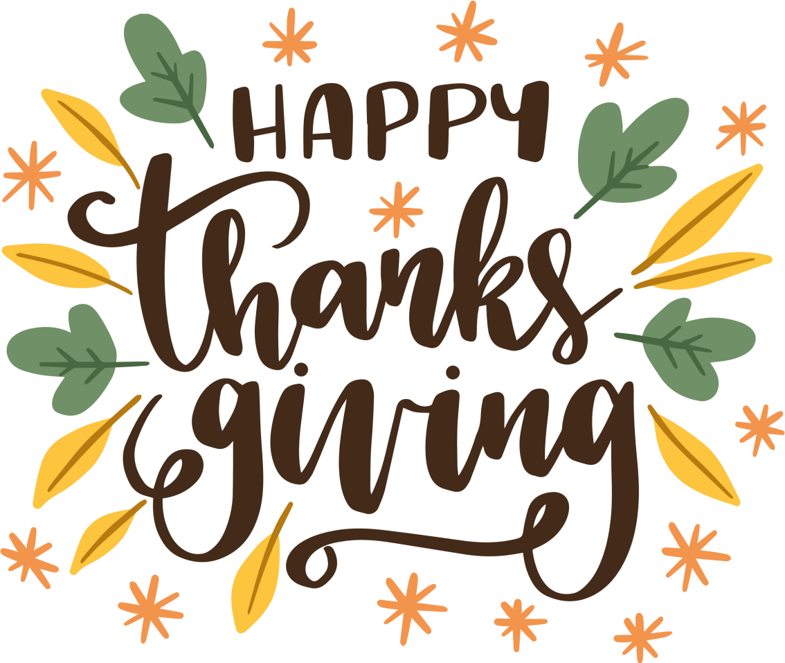 Happy thanks giving themed logo wall decor - TenStickers