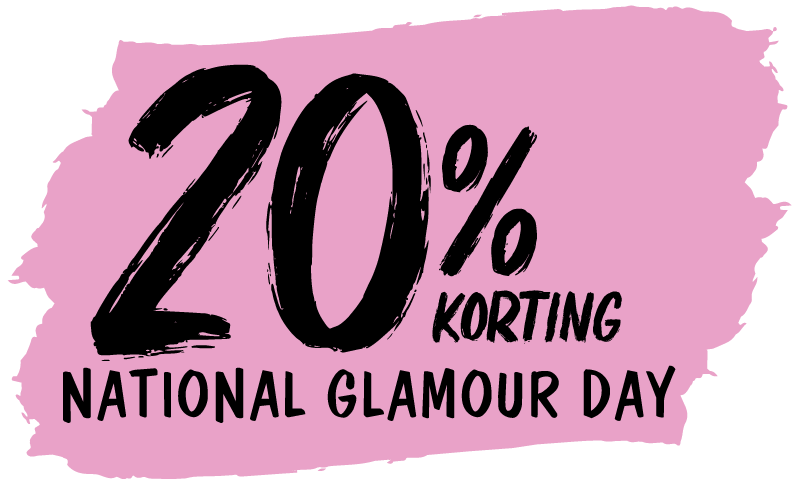 Gepersonaliseerde etalage sticker voor Glamour Day - TenStickers