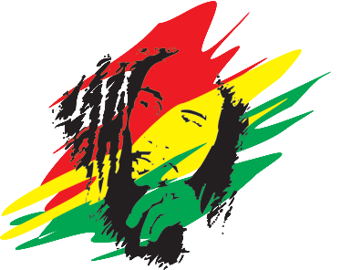 Tenstickers Sticker Bob Marley Jamaica tenstickers kopen in de aanbieding