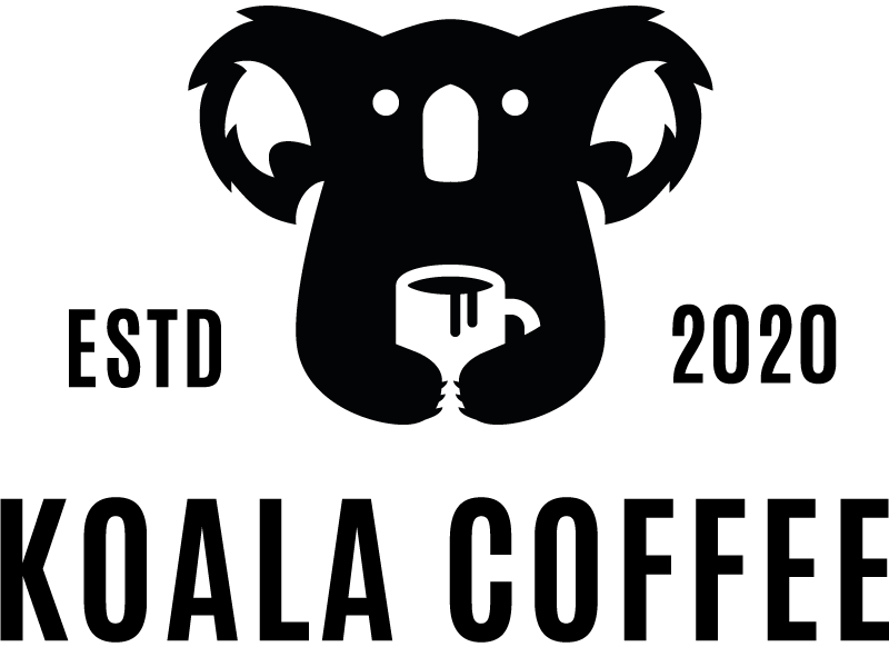 Koala business logo window decal - TenStickers