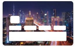 Dubai view  credit card sticker - TenStickers