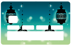 Hanging lamps  credit card decal - TenStickers