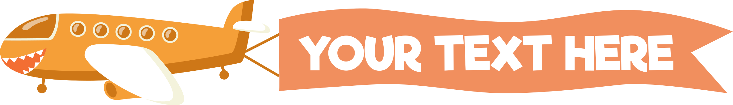 儿童墙贴纸 飞机自定义名称 - TenStickers